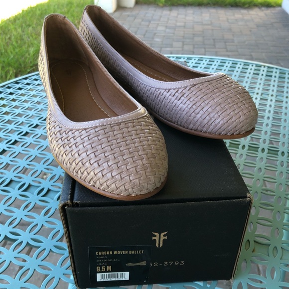 Frye Shoes - Sold Frye Carson Woven Ballet Flat - Lilac